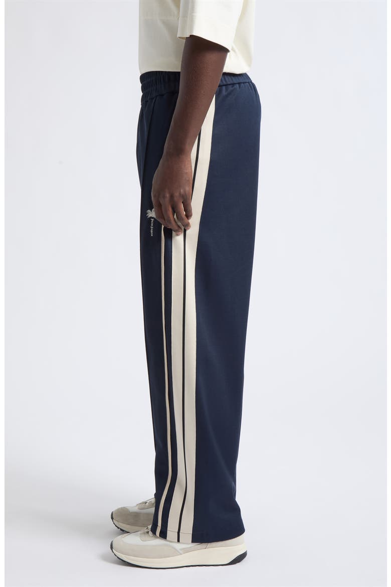 Palm Tree Stripe Track Pants, Alternate, color, NAVY BLUE - OFF WHITE