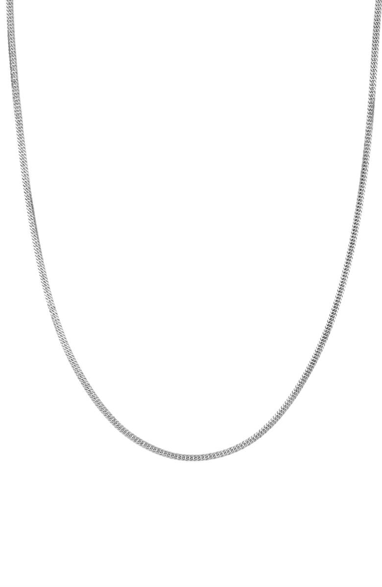 Bony Levy 14K Gold Curb Chain Necklace, Main, color, 14K White Gold