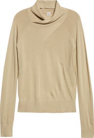 TOTEME Merino Wool Crossover Sweater