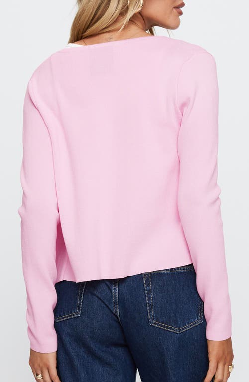 Princess Polly Button-up Cardigan In Pink