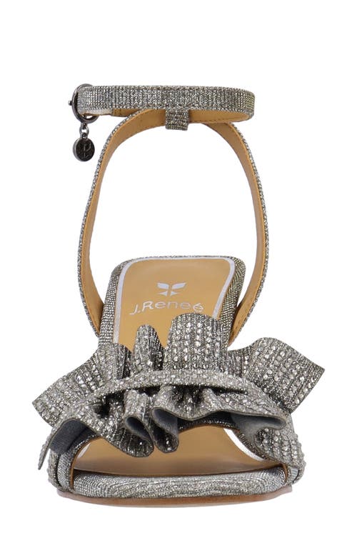 J. Reneé Almita Ankle Strap Sandal In Gray