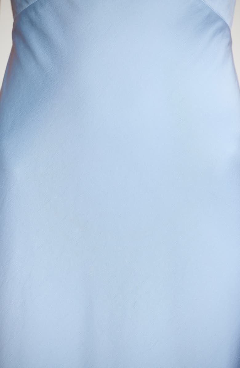 Lucile Sleeveless Satin Maxi Dress