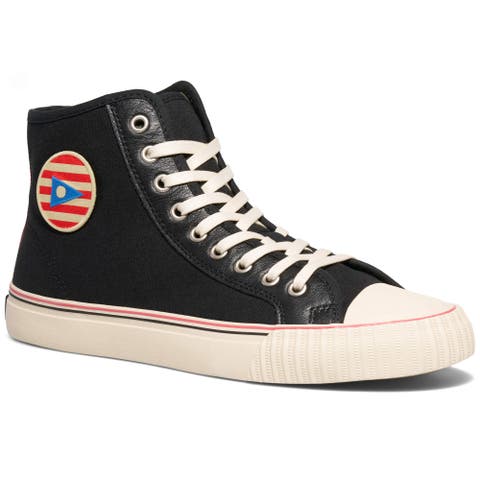 Center Slightly Choppy High-Top Sneaker