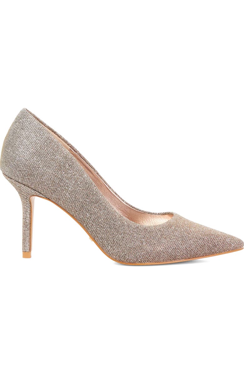 Dune London Boldest Pointed Toe Pump, Alternate, color, Bronze