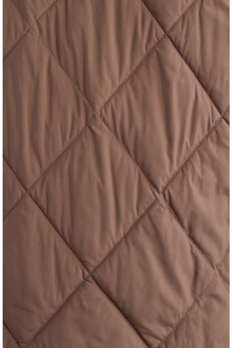 Quilted Packable Puffer Jacket, Alternate, color, PINE BARK