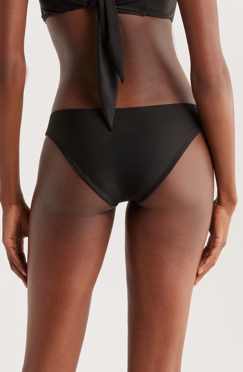 Kulani Kinis Minimalist Bikini Bottoms, Alternate, color, Twilight Black