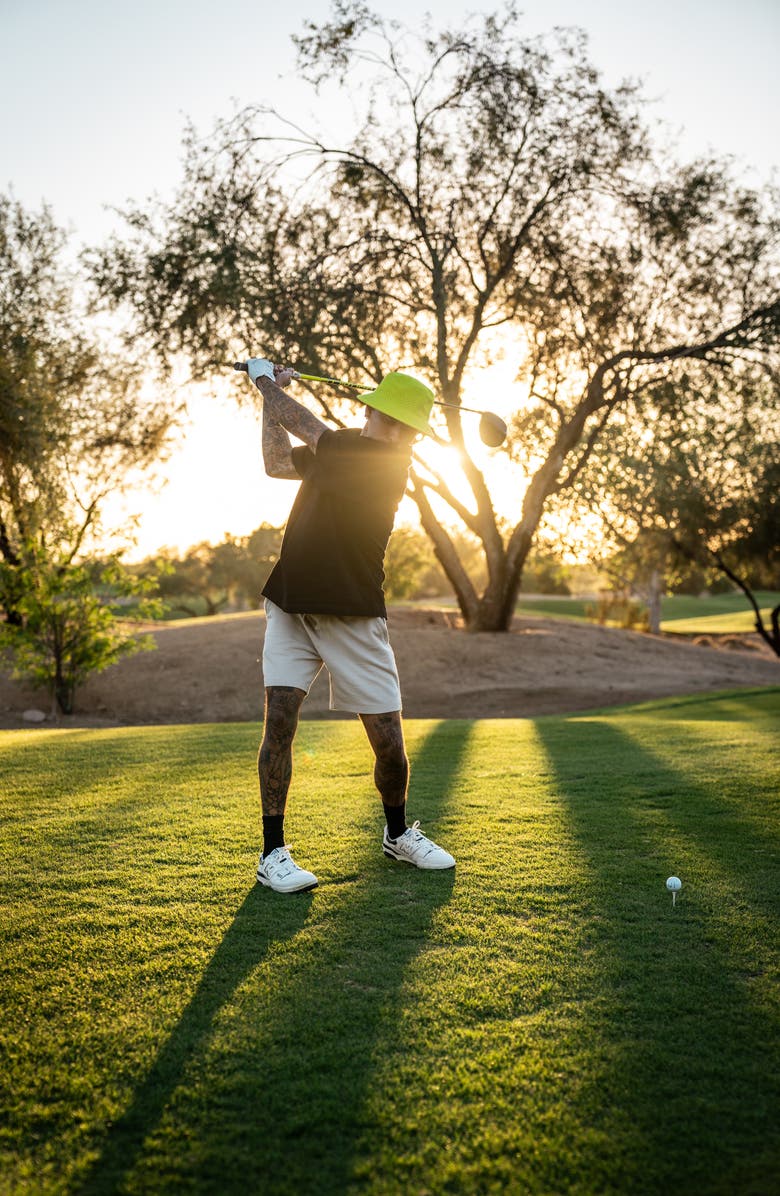 Melin Caddy Links Hydro Performance Bucket Hat, Alternate, color, Neon Yellow