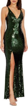 Dress the Population Iris Sequin Gown