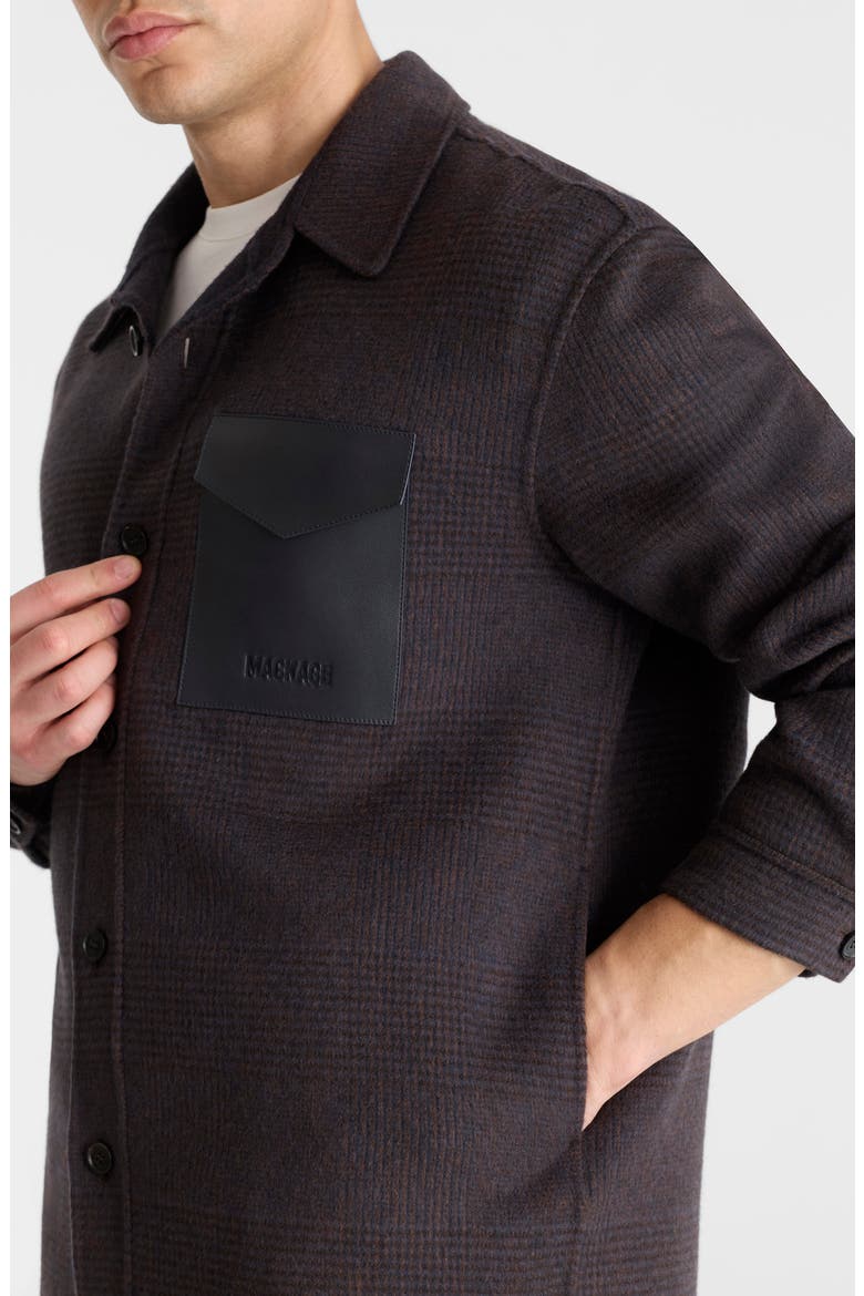 Emmanuel Plaid Wool Jacket, Alternate, color, NAVY-COFFEE