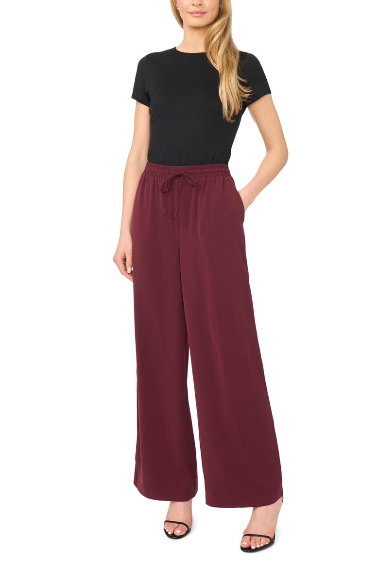 Drawstring Pants, Alternate, color, WINTERBERRY