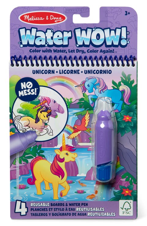 Unicorn Water WOW! Color-Reveal Pad