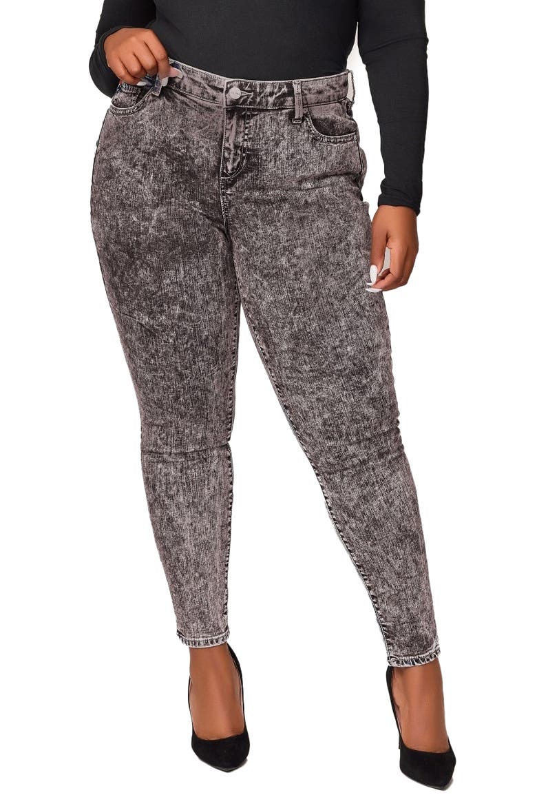 High Waist Skinny Jeans, Main, color, LUCIANA