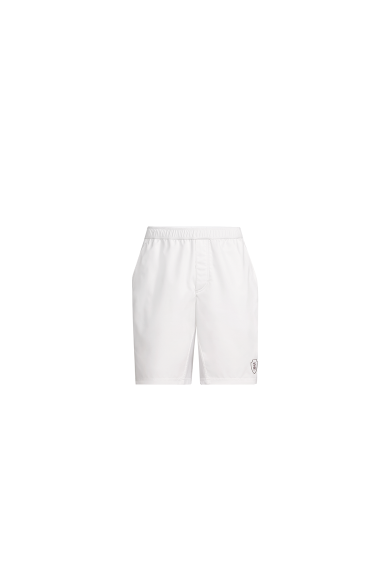 Nylon Bermuda shorts, Alternate, color, White