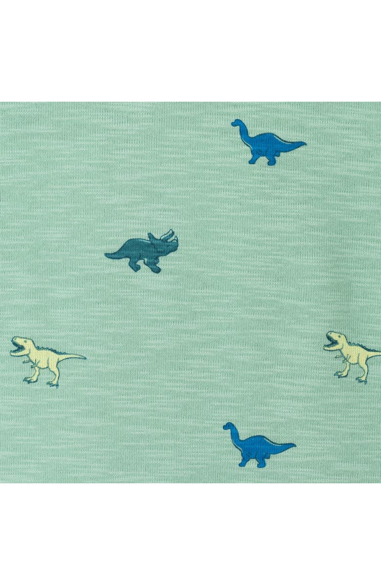 Andy & Evan Print Polo Romper, Alternate, color, 