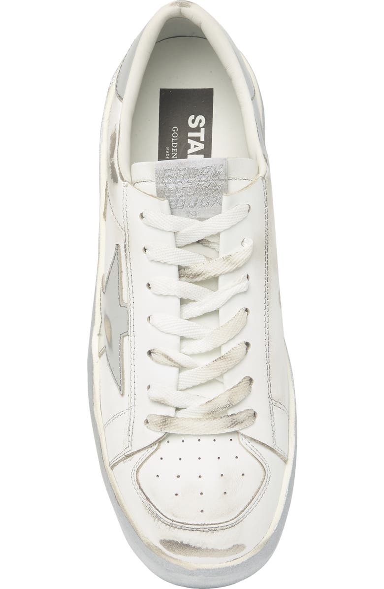 Golden Goose Stardan Low Top Sneaker, Alternate, color, White/ Silver