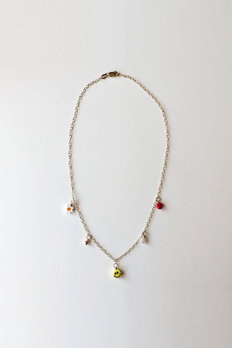 Charm Necklace, Main, color, Multi