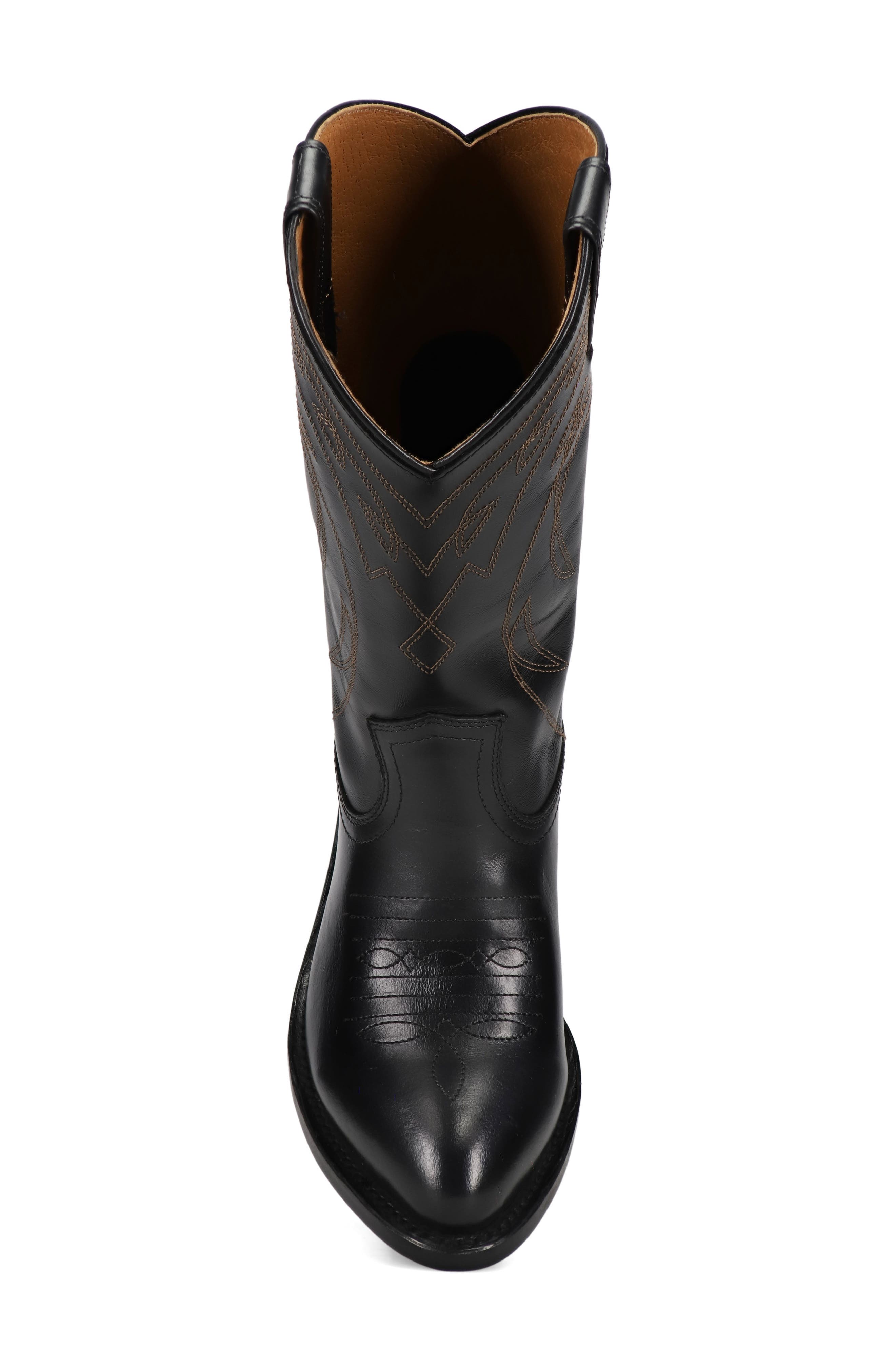 Frye Billy Western Boot, Alternate, color, Black