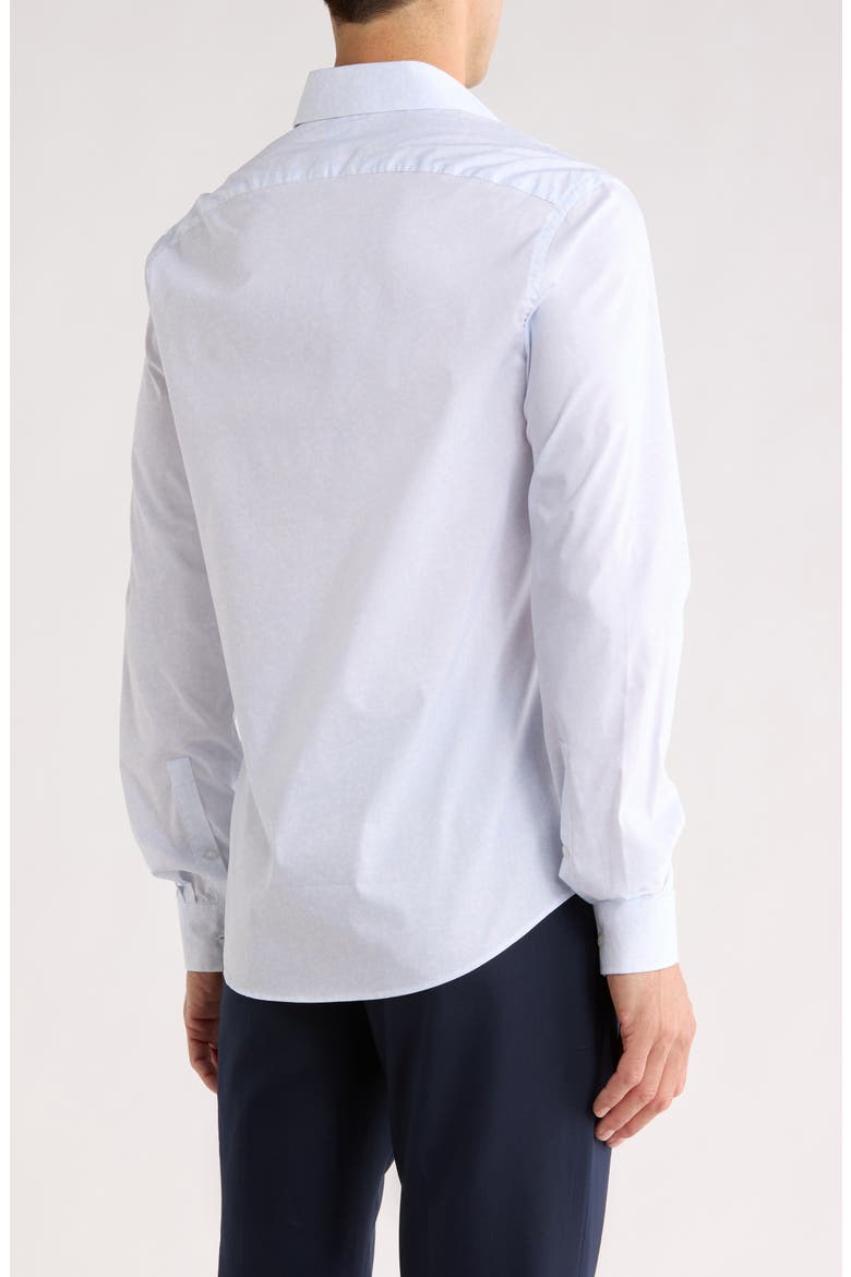 Slim Fit Solid Quick Wicking Stretch Dress Shirt, Alternate, color, POWDER BLUE