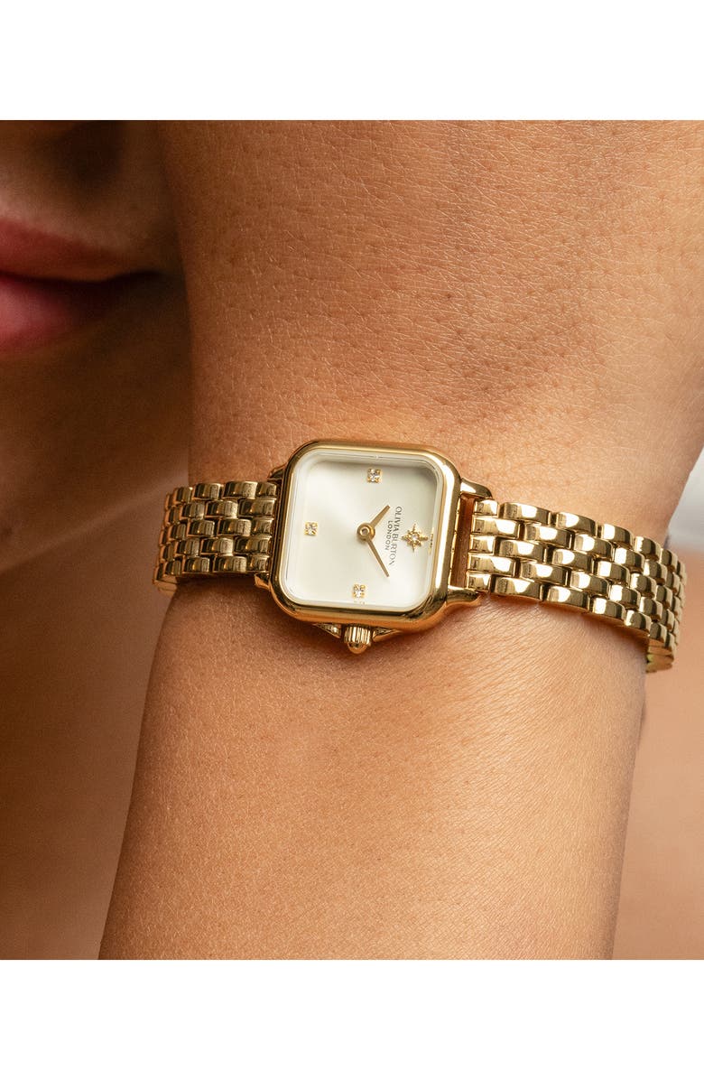 Olivia Burton Mini Grosvenor Bracelet Watch, 20mm, Main, color,