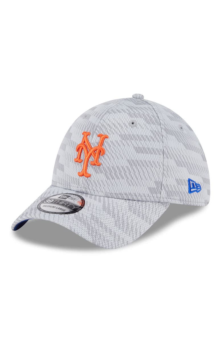 New Era Men's New Era Gray New York Mets 2025 MLB Clubhouse 39THIRTY Flex Hat, Alternate, color, 