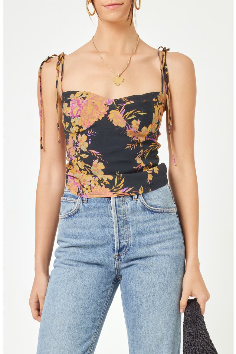 Lottie Cover-Up Tank, Main, color, THROUGH THICK AND THORNS