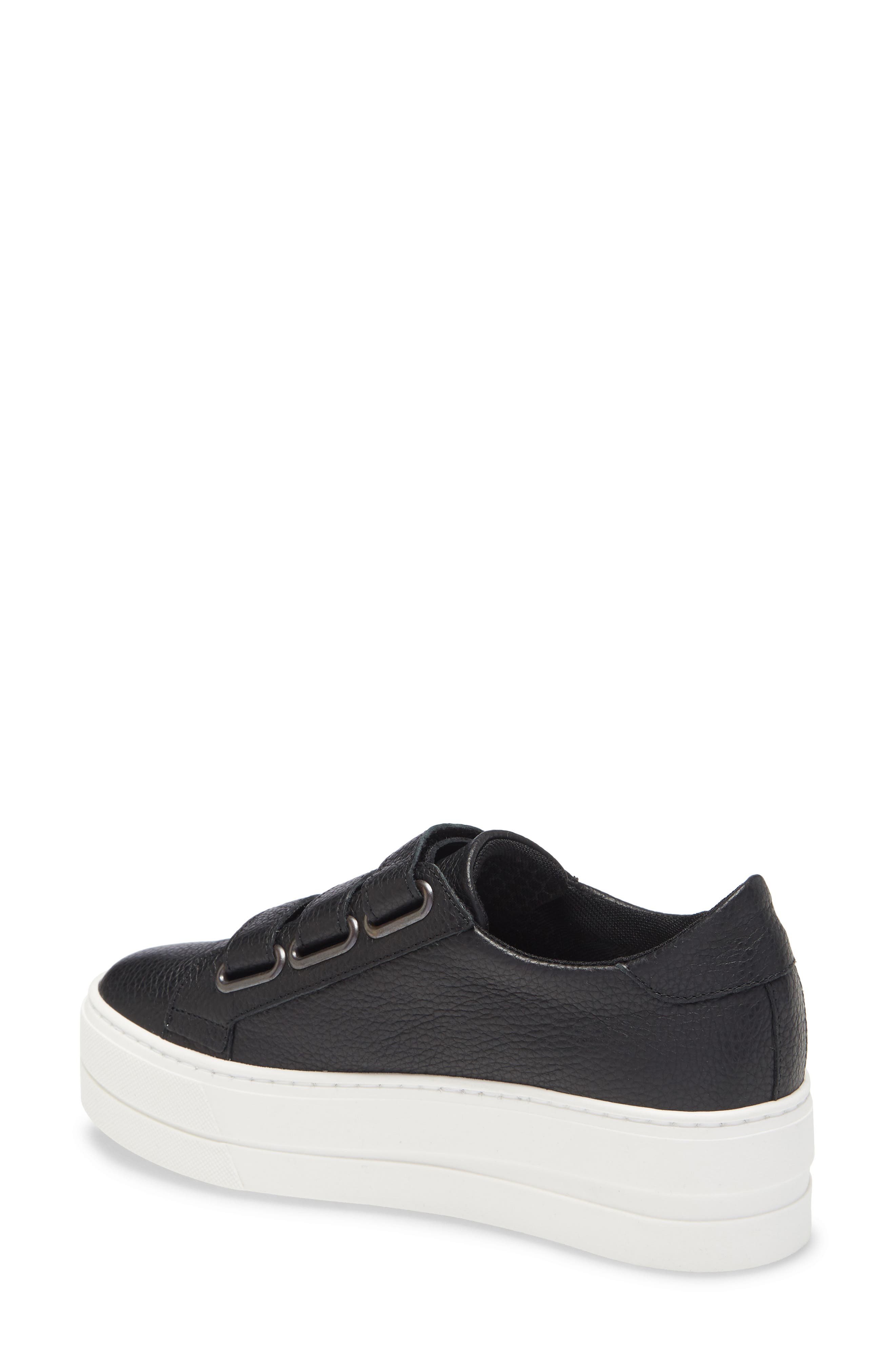 Magnus Platform Sneaker, Alternate, color, BLACK LEATHER