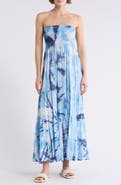 BOHO ME Ombre Tube Maxi Dress