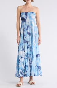 BOHO ME Ombre Tube Maxi Dress