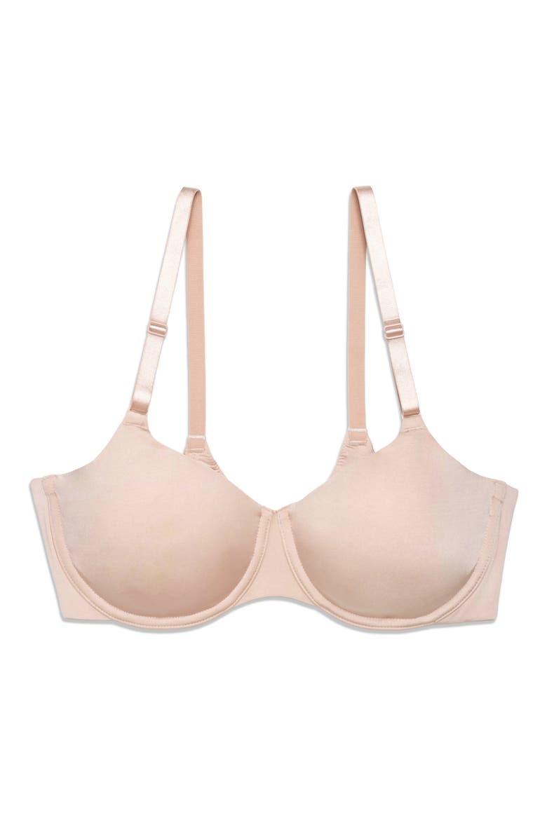 Liquid Smooth Shape Underwire T-Shirt Bra, Alternate, color, LIGHT MOCHA