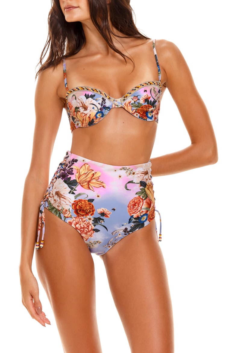 Hope Numen High Waist Bikini Bottoms, Alternate, color, MULTICOLOR