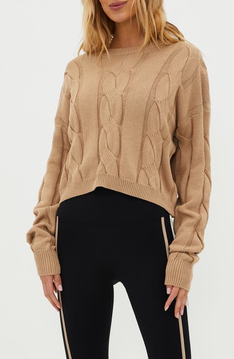 Clarice Cotton Cable Stitch Sweater