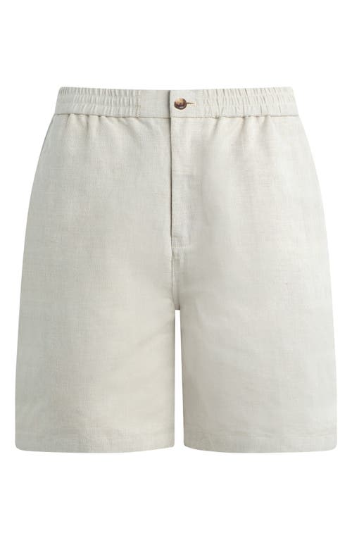Joe's Clarkson Linen & Cotton Shorts In Flax