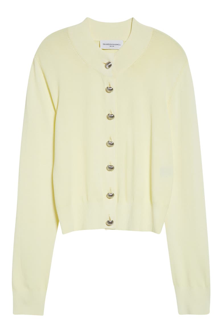 The Aubrey Cardigan, Alternate, color, LEMON ICE