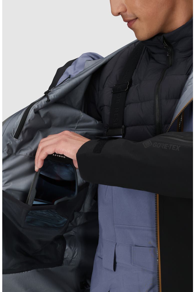 Hemispheres Team Gore-Tex® Waterproof Jacket, Alternate, color, SUMMIT/ BLACK