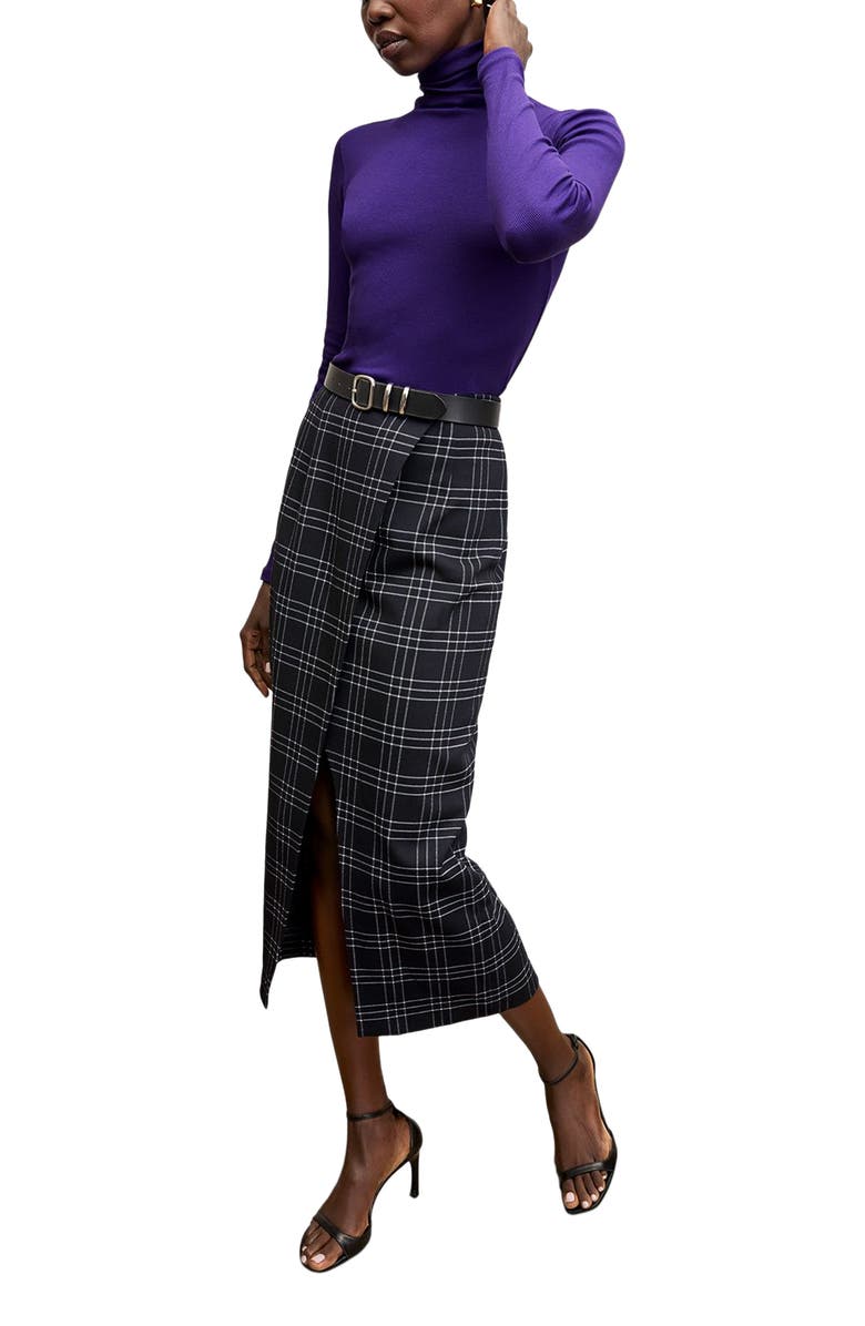 M.M.LaFleur Axam Organic Ribbed Pima Cotton Turtleneck, Alternate, color, 