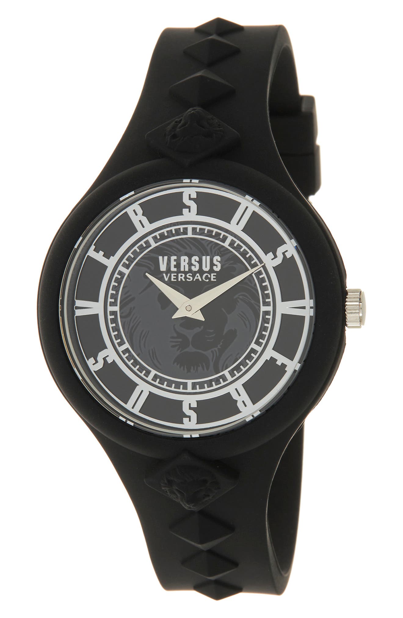 VERSUS Versace Women's Versus Fire Island Silicone Strap Watch, 39mm
