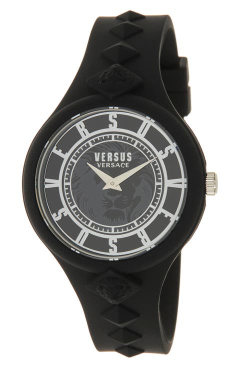 Women's Versus Fire Island Silicone Strap Watch, 39mm