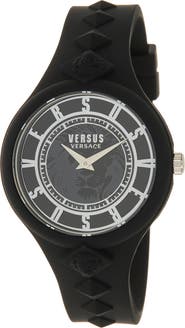 VERSUS Versace Women's Versus Fire Island Silicone Strap Watch, 39mm