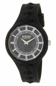 VERSUS Versace Women's Versus Fire Island Silicone Strap Watch, 39mm