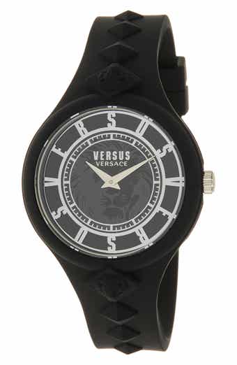 VERSUS Versace Women's Versus Fire Island Silicone Strap Watch, 39mm