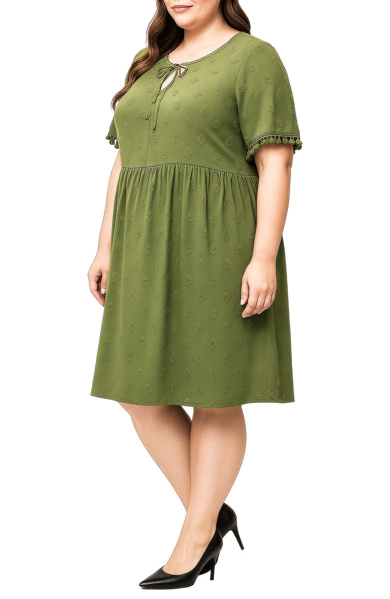 Standards & Practices Dobby Dress, Alternate, color, Green