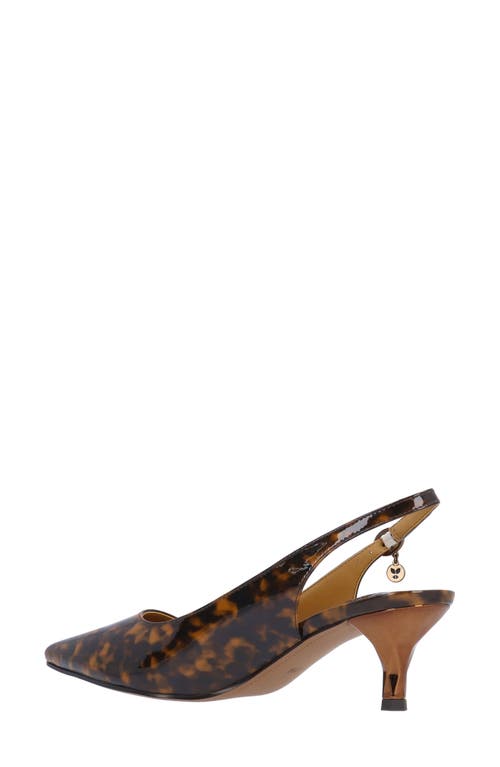 J. Reneé Ferryanne Pointed Toe Slingback Pump In Multi