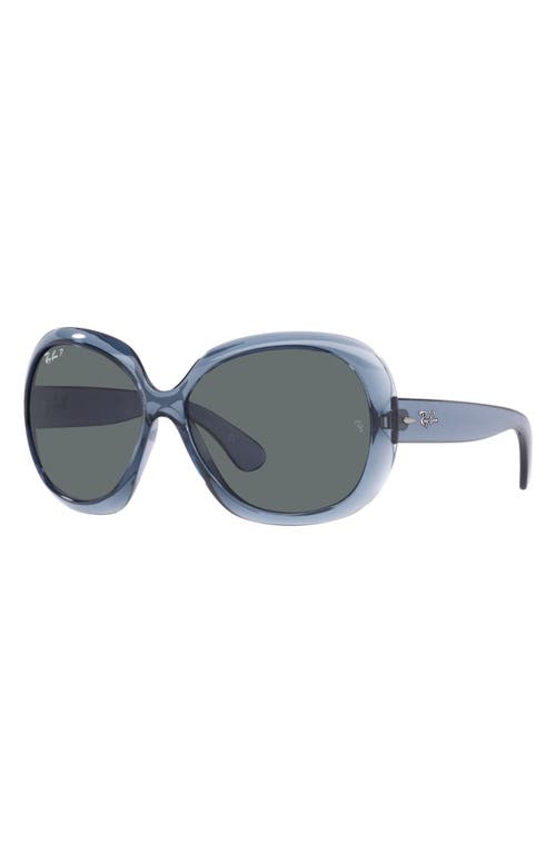 Ray Ban Jackie Ohh Ii Transparent Grey Butterfly Ladies Sunglasses Rb4098 659281 60 In Blue