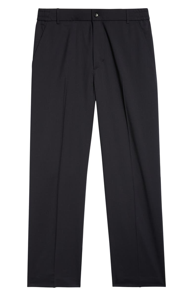 Moncler Wool Blend Gabardine Pants, Alternate, color, 