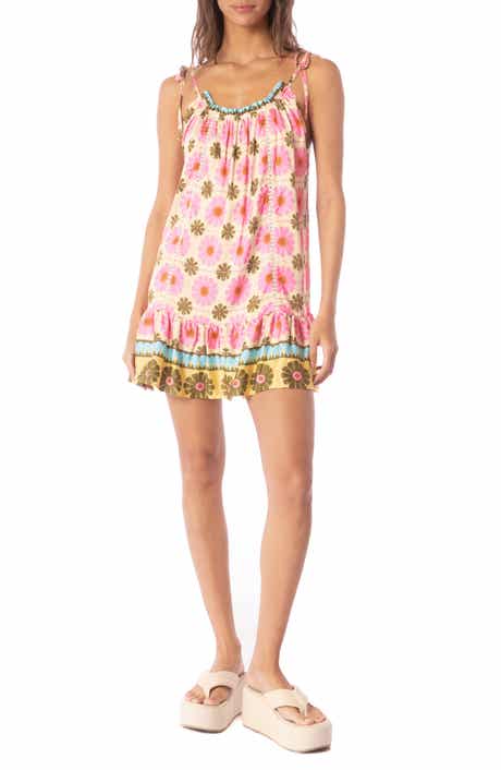 Maaji Magnolia Tie Strap Cover-Up Dress