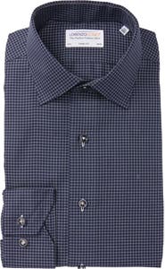 Lorenzo Uomo Windowpane Long Sleeve Trim Fit Shirt