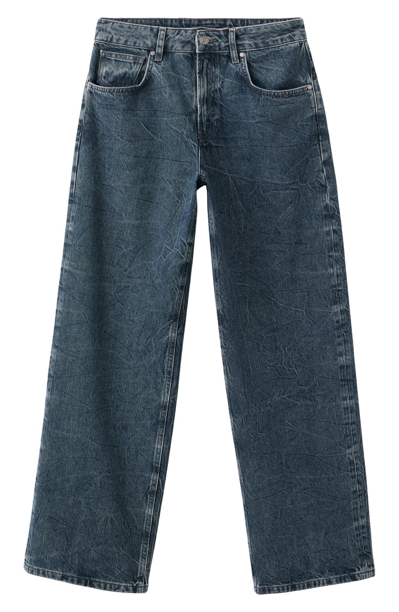 MANGO Selection Mid Rise Straight Leg Jeans