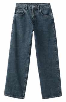 MANGO Selection Mid Rise Straight Leg Jeans