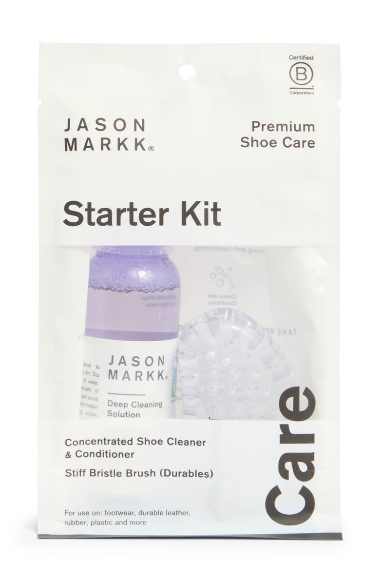 Jason Markk Premium Shoe Care Starter Kit, Main, color, White