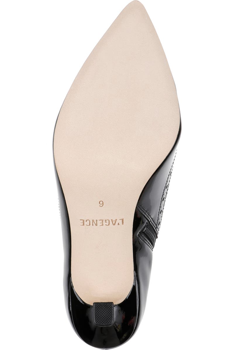 L'AGENCE Ember Wingtip Pointed Toe Bootie, Alternate, color,